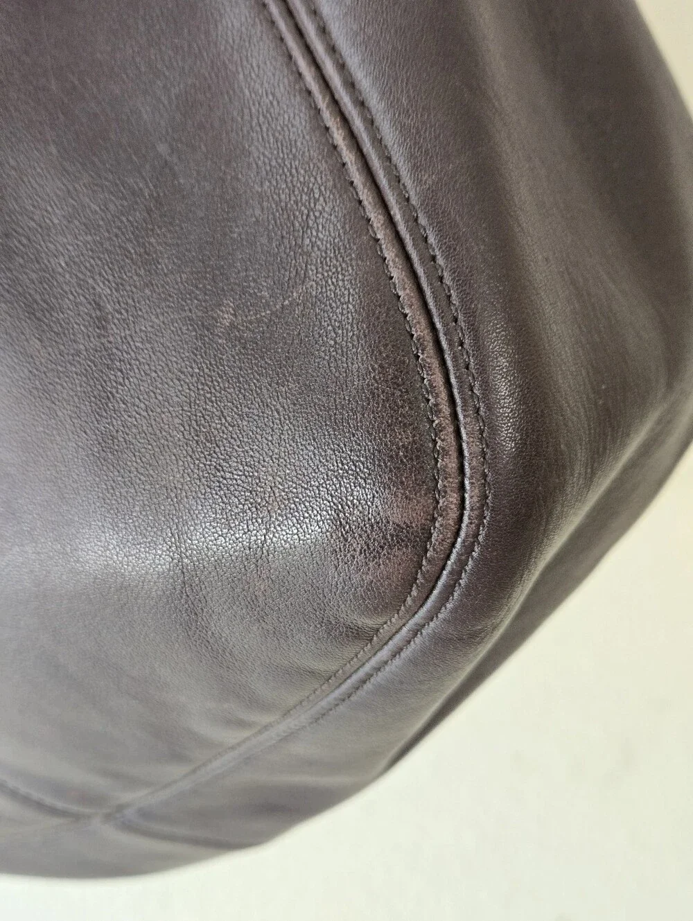 Coach 4177 Flatiron Mahogany Brown Hobo Bag Purse Vintage Leather Distressed